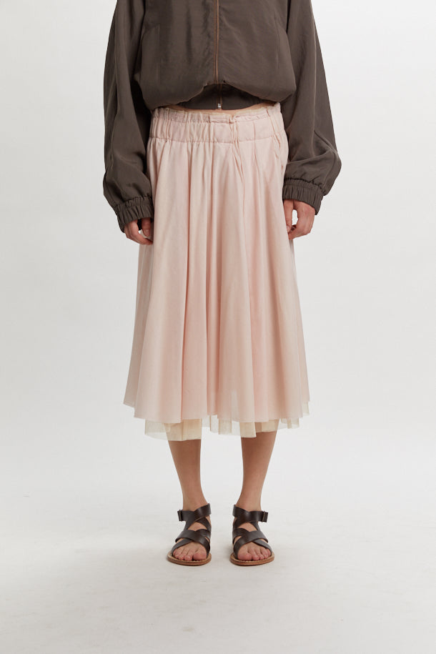 PHISIQUE DU ROLE Gonna in Cotone, Elastico in Vita, Col.: Rosa Petalo