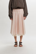 PHISIQUE DU ROLE Gonna in Cotone, Elastico in Vita, Col.: Rosa Petalo