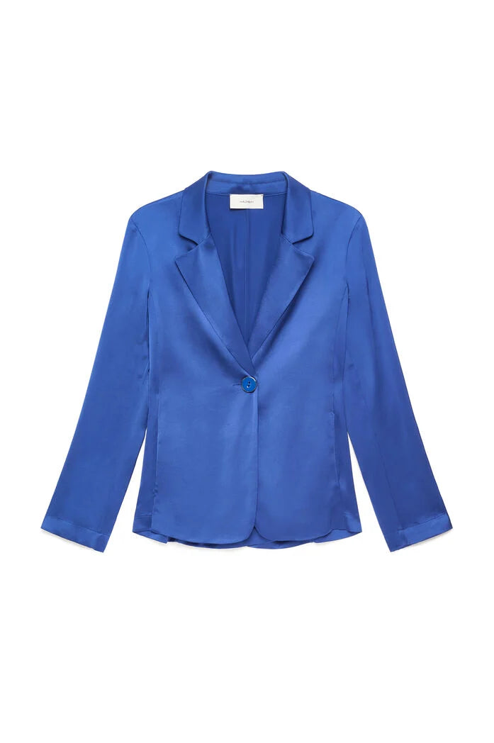 MALIPARMI - Giacca Donna Monopetto Blu Fiordaliso
