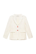 MALIPARMI - Giacca Donna Jacquard in Lino
