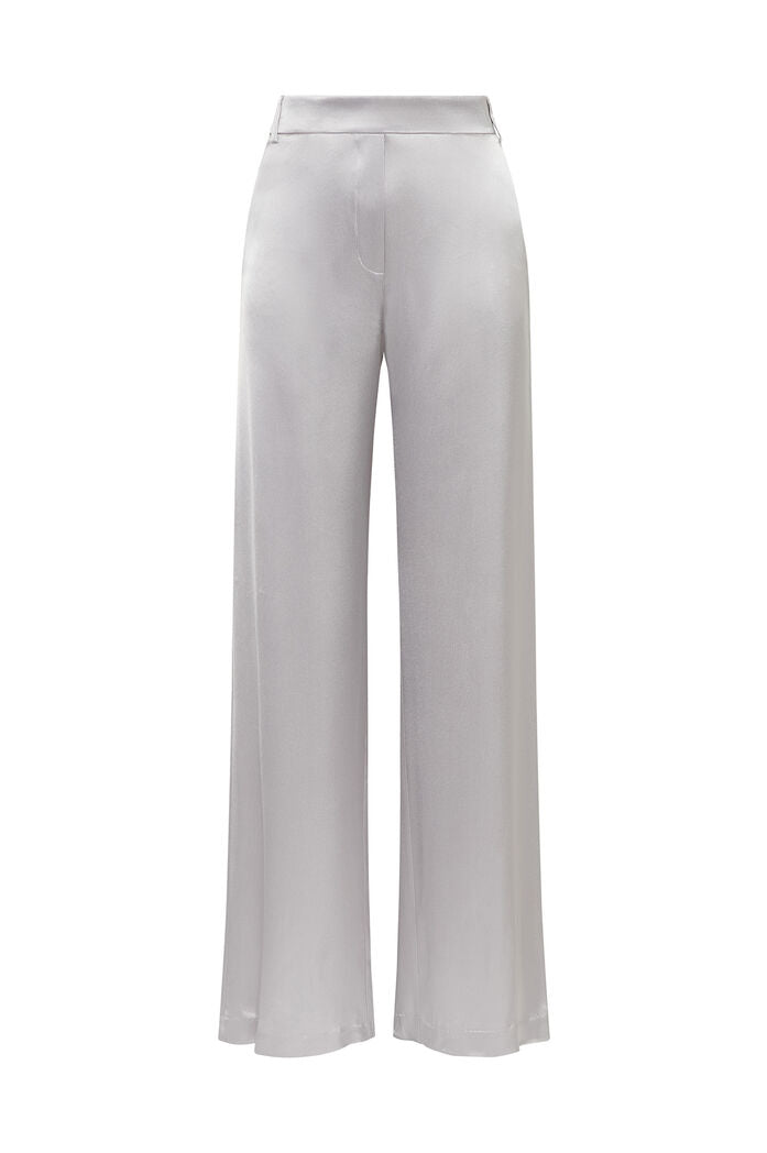 MALIPARMI - Pantalone Donna Shiny Cady Grigio Perla
