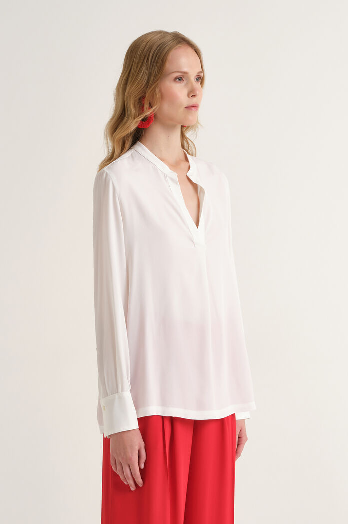 MALIPARMI - Camicia Caftano in Seta