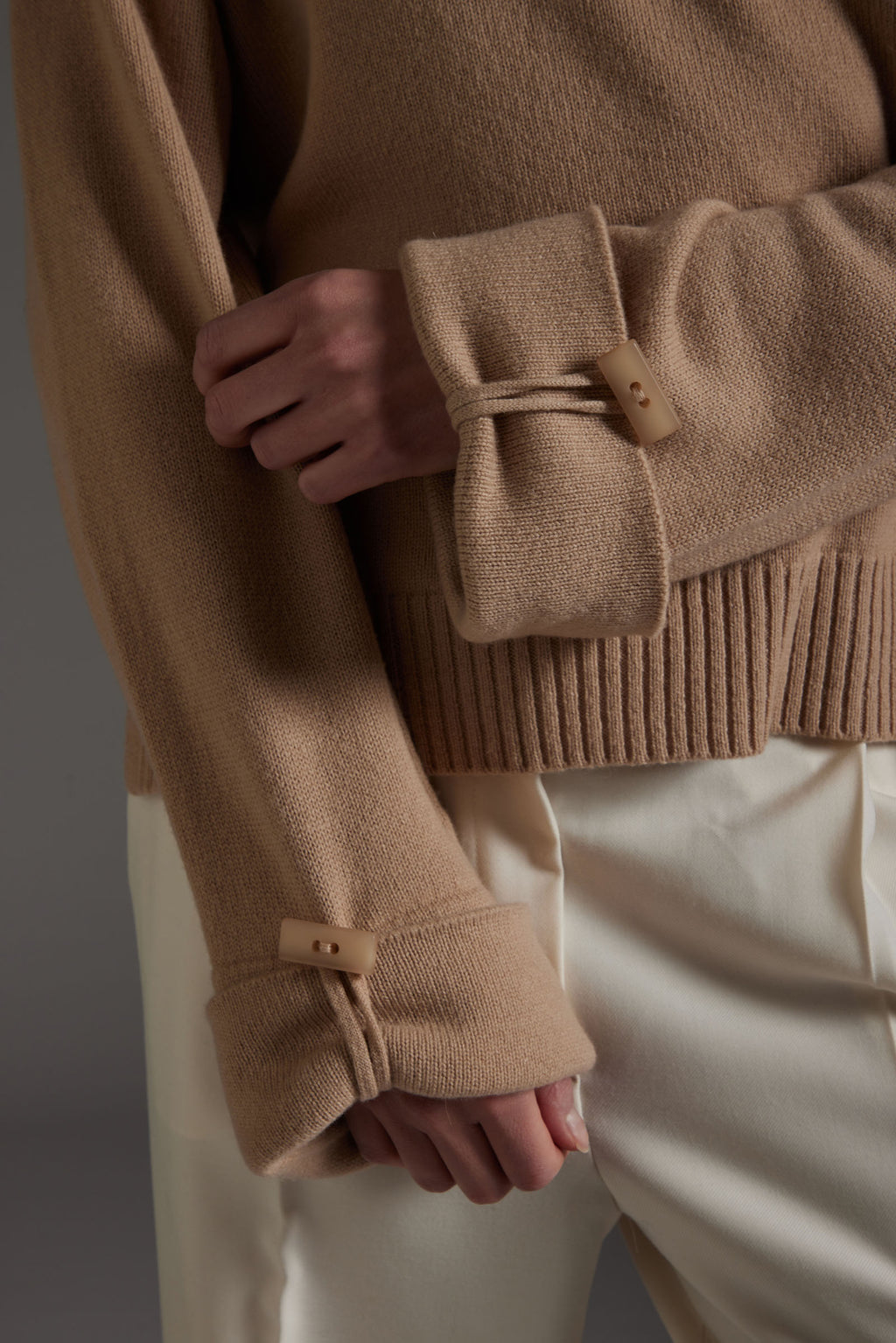 KANGRA Maglia Girocollo in Lana e Cashmere